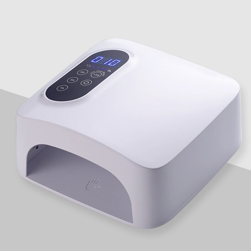 M&R 601PRO 72W Cordless Led Nail Lamp, Rechargeable LED Nail Dryer, 15600mAH Wireless Fast Nail Polish Curling Lamp,Professional Gel Nail Lights Nail Art Manicure Tools for Home and Salon(Rechargeable)